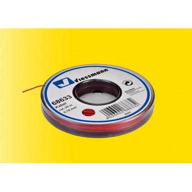 Fil électrique rouge, 25m Fil électrique rouge, 25m