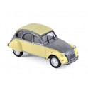 Miniature Citroën 2CV Dolly 1985 - Rialto Yellow & Cormoran Grey 