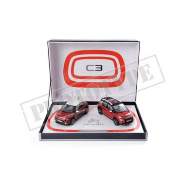 Miniature Coffret Citroën C3 & C3 Aircross 2017 Miniature Coffret Citroën C3 & C3 Aircross 2017