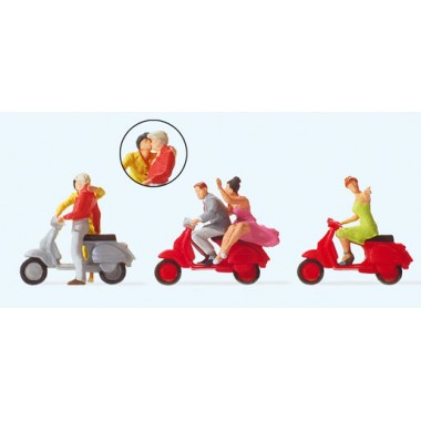 Figurines personnages sur vespa Figurines personnages sur vespa