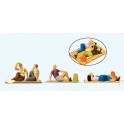 Figurines Promeneurs en pause