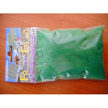 Fibre statique chiné vert moyen, 200cc
