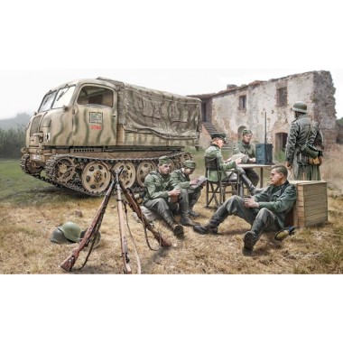 Maquette Steyr RSO/01 et Soldats Allemands
