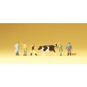 Figurines bestiaux de marche