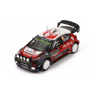 Miniature Citroen DS 3 WRC 8 S. Lefebvre - G. Moreau - Rallye Monte Carlo - 2017 Miniature Citroen DS 3 WRC 8 S. Lefebvre - G. Moreau - Rallye Monte Carlo - 2017