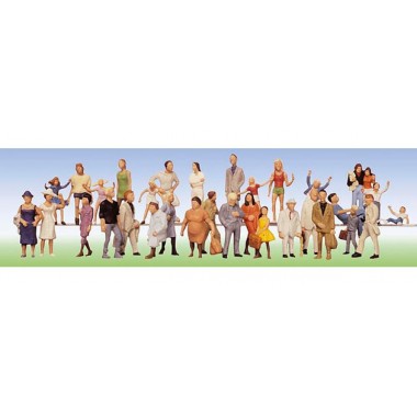 Figurines Set visiteurs foire 36 pièces Figurines Set visiteurs foire 36 pièces