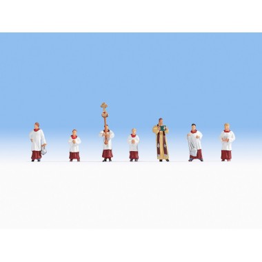Figurines Prêtre et servants de messe Figurines Prêtre et servants de messe