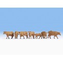 Figurines Vaches, brunes