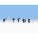Figurines Pompiers (vêtements de sécurité noirs) N