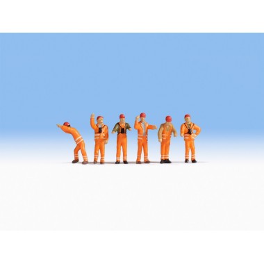 Figurines Equipe de manoeuvre N Figurines Equipe de manoeuvre N