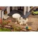Figurines Tables chaisses parasols N