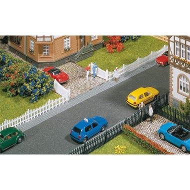 Maquette Clôture de jardin avec porte - Z