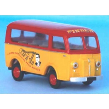 Miniature Peugeot D3a/D4a minibus Pinder, orchestre Fred Adison Miniature Peugeot D3a/D4a minibus Pinder, orchestre Fred Adison
