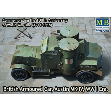 Maquette Véhicule blindé Britannique AUSTIN Mk. IV 1918