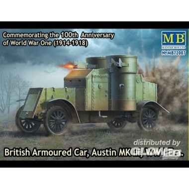 Maquette Véhicule blindé Britannique AUSTIN Mk. III 1917 Maquette Véhicule blindé Britannique AUSTIN Mk. III 1917