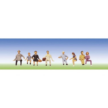 Figurines Set voyageurs assis Figurines Set voyageurs assis