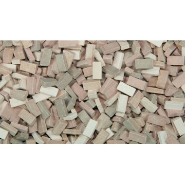 Briques (RF) mélange de terre cuite, 200 pièces Briques (RF) mélange de terre cuite, 200 pièces
