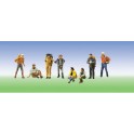 Figurines Promeneurs randonneurs