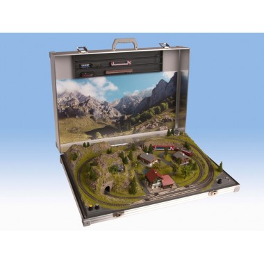 Valise circuit "Berchtesgaden" (rails Fleischmann), échelle N