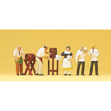 Figurines Cafetier et serveurs Figurines Cafetier et serveurs