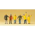 Figurines Ouvriers en vêtements de protection