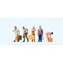 Figurines Passagers à la gare 