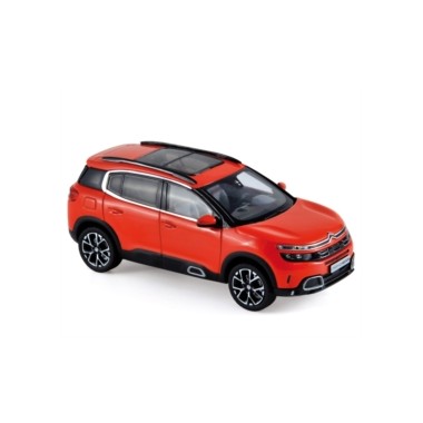 Miniature Citroën C5 Aircross 2018 Volcano Red & Silver deco