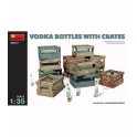 Figurine Bouteilles de vodka avec caisses