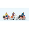 Figurines Cyclistes attendant la course