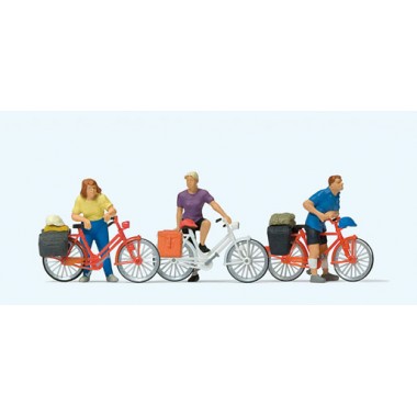 Figurines Cyclistes attendant la course Figurines Cyclistes attendant la course