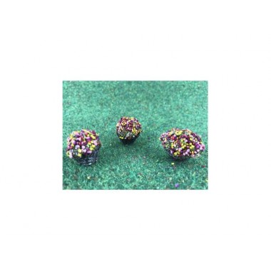 3 pots de fleurs