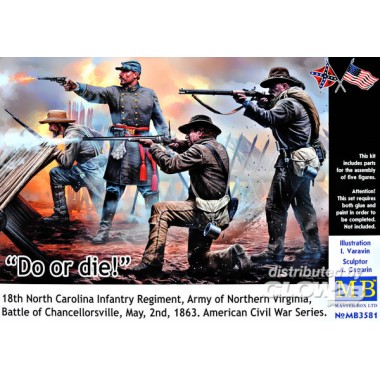 Figurines maquettes "DO OR DIE" 18th North Carolina Infanterie Regiment Figurines maquettes "DO OR DIE" 18th North Carolina Infanterie Regiment