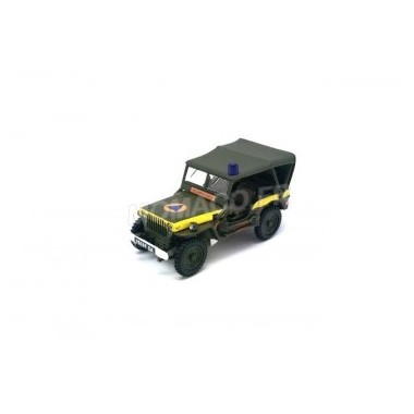 Miniature Jeep "Sécurité Civile"