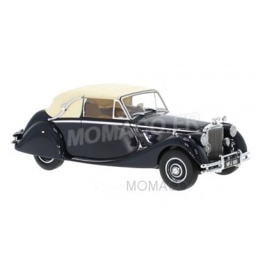 Miniature Jaguar MKV DHC capote fermée bleue / beige Miniature Jaguar MKV DHC capote fermée bleue / beige