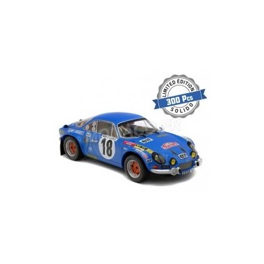 Miniature Renault Alpine  A110 1800 n°18 - Rallye de Monte Carlo 1973