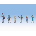Figurines Groupe de touristes	