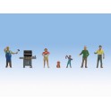 Figurines Au barbecue