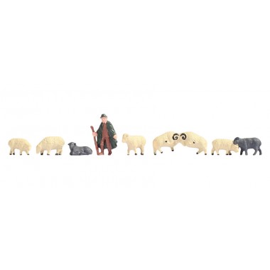 Figurines Berger et ses moutons