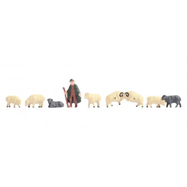 Figurines Berger et ses moutons Figurines Berger et ses moutons
