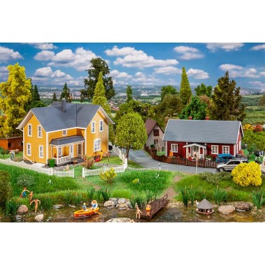Maquette 2 Maisons suédoises