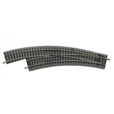 Rail PIKO A avec ballast Aiguillage courbe BW Rail PIKO A avec ballast Aiguillage courbe BW