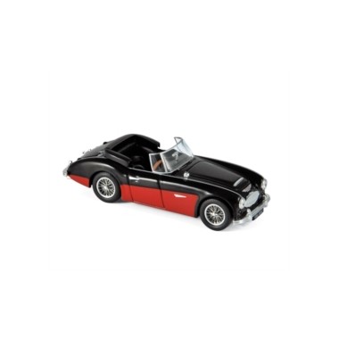 Miniature Austin Healey 3000 MK3 1964 - Black & Red sides