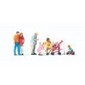 Figurines Promenade en famille