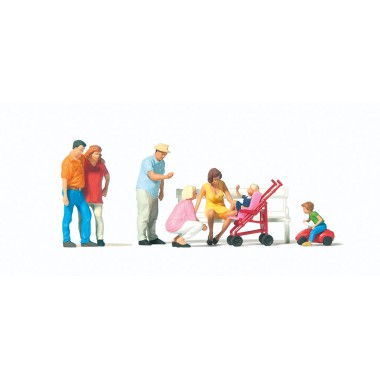 Figurines Promenade en famille