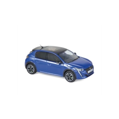 Miniature Peugeot e-208 GT 2019 - Blue Miniature Peugeot e-208 GT 2019 - Blue