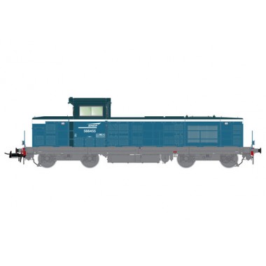 Locomotive Diesel BB 566455, dépôt de Longeau, SNCF