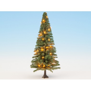 Sapin de Noël illuminé, vert, avec 30 LEDs, 12 cm de haut Sapin de Noël illuminé, vert, avec 30 LEDs, 12 cm de haut