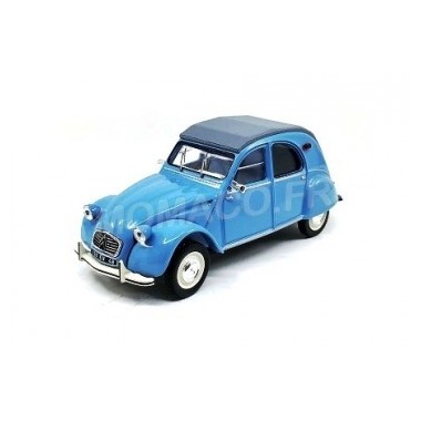 Miniature Citroën 2CV 1964 bleue Miniature Citroën 2CV 1964 bleue
