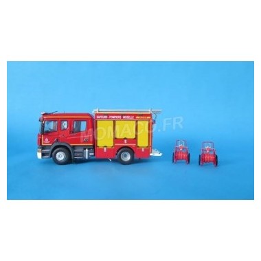 Miniature Scania double cabine FPT HEINIS SDIS 57 Miniature Scania double cabine FPT HEINIS SDIS 57