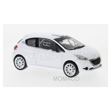 Miniature Peugeot 208 R2 2013 blanche - francis miniatures